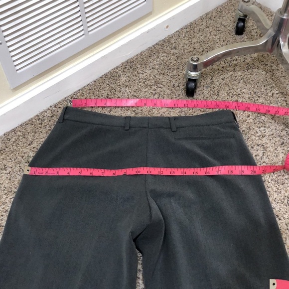 Armani Collezioni Straight Leg Pants Size 14 Dark Gray 11” High Rise - Picture 5 of 10